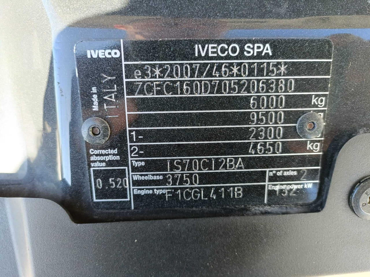 Refrigerator truck IVECO DAILY 60C18 FRCX ATP 06/2024: picture 14