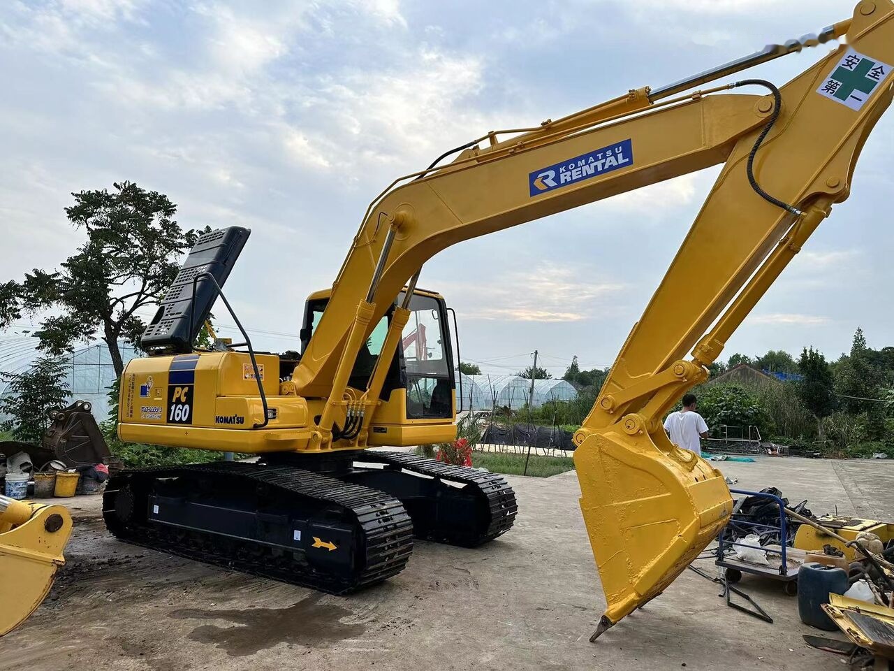 Leasing of Komatsu PC160 Komatsu PC160: picture 6