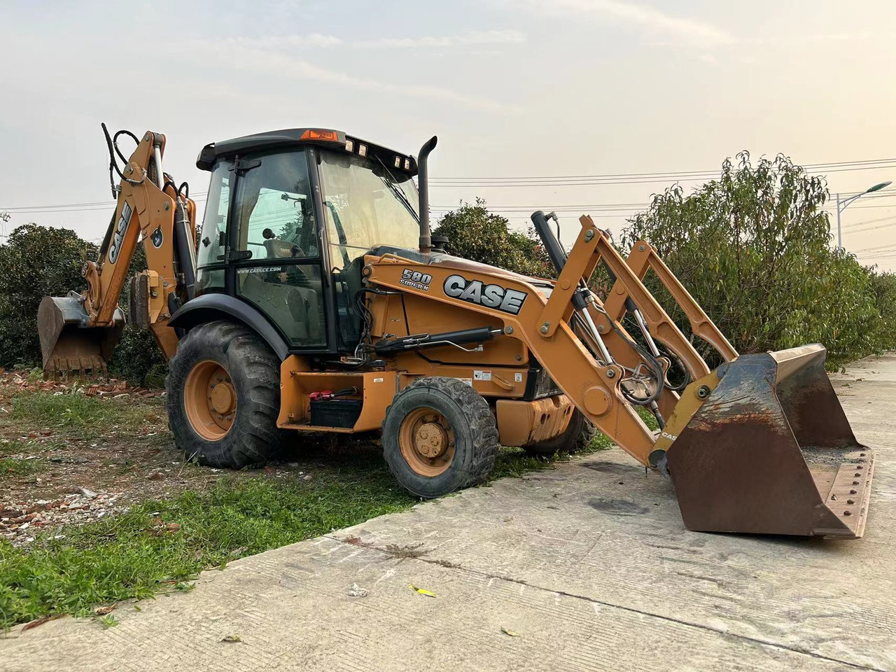 Backhoe loader CASE 580 SUPPER N: picture 7