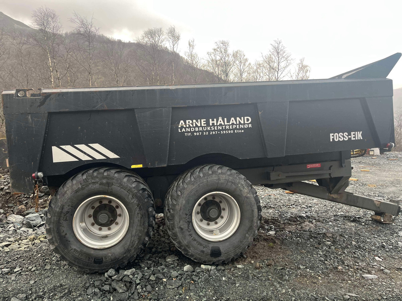 Foss Eik 5.160 #TAR INNBYTTE# - Tipper trailer: picture 2 Foss Eik 5.160 #TAR INNBYTTE# - Tipper trailer: picture 2