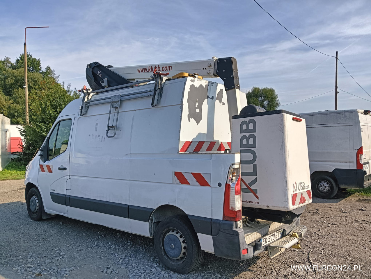 OPEL MOVANO L2H2 PODNOŚNIK KOSZOWY KLUBB K26 NR 804 - Truck mounted aerial platform: picture 2 OPEL MOVANO L2H2 PODNOŚNIK KOSZOWY KLUBB K26 NR 804 - Truck mounted aerial platform: picture 2