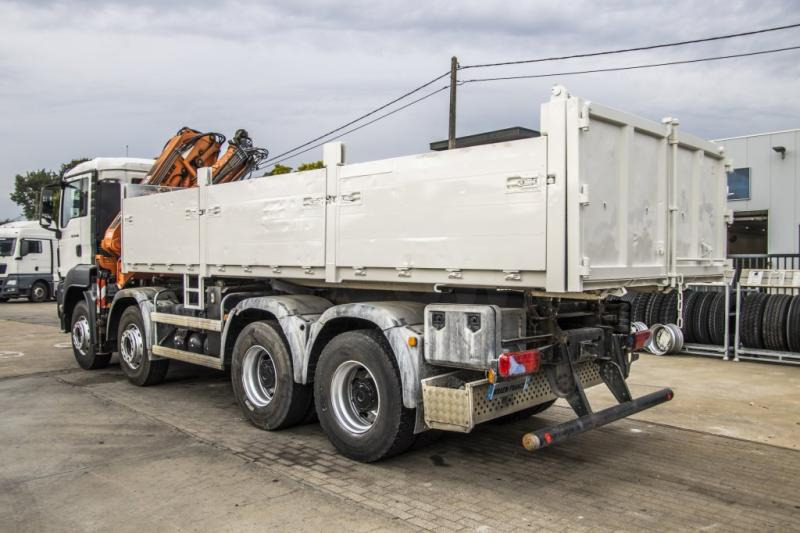 Tipper, Crane truck MAN TGS 35.400+TEREX 16T/2: picture 7