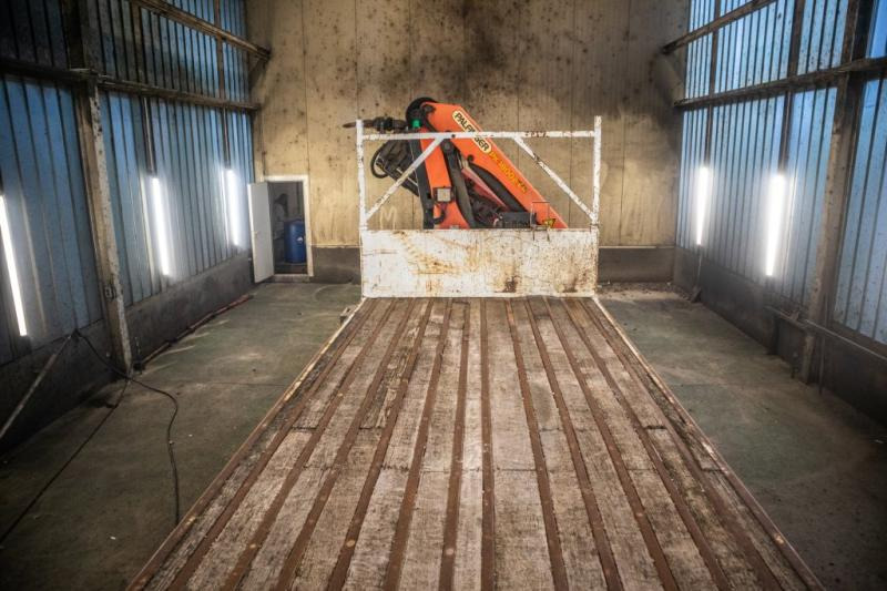 Dropside/ Flatbed truck, Crane truck Renault KERAX 380DXI-8x4+PK18TM/3EXT: picture 7