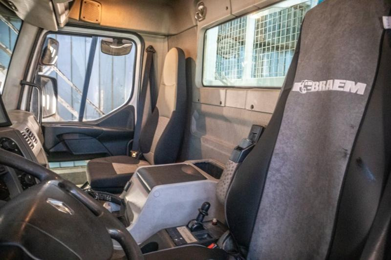 Dropside/ Flatbed truck, Crane truck Renault KERAX 380DXI-8x4+PK18TM/3EXT: picture 9