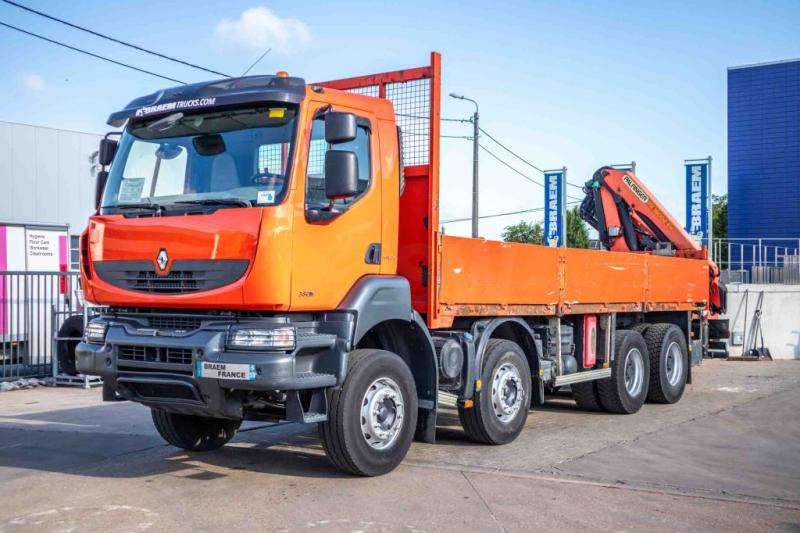 Renault KERAX 380DXI+E5+PK18TM/4EXT - Dropside/ Flatbed truck, Crane truck: picture 5 Renault KERAX 380DXI+E5+PK18TM/4EXT - Dropside/ Flatbed truck, Crane truck: picture 5