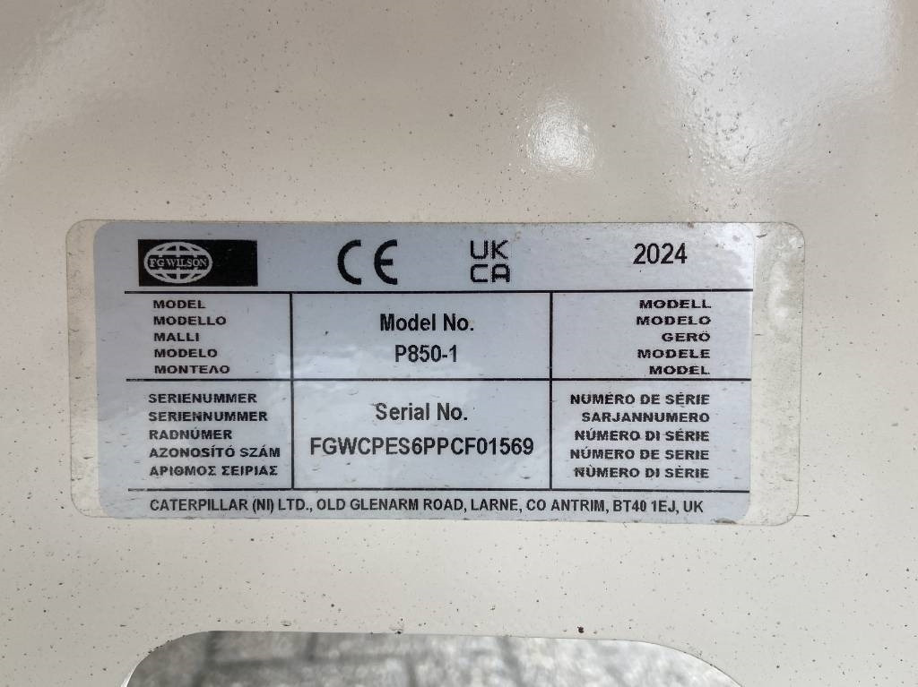 New Generator set FG Wilson P850-1 - 850 kVA Genset - DPX-16024: picture 21