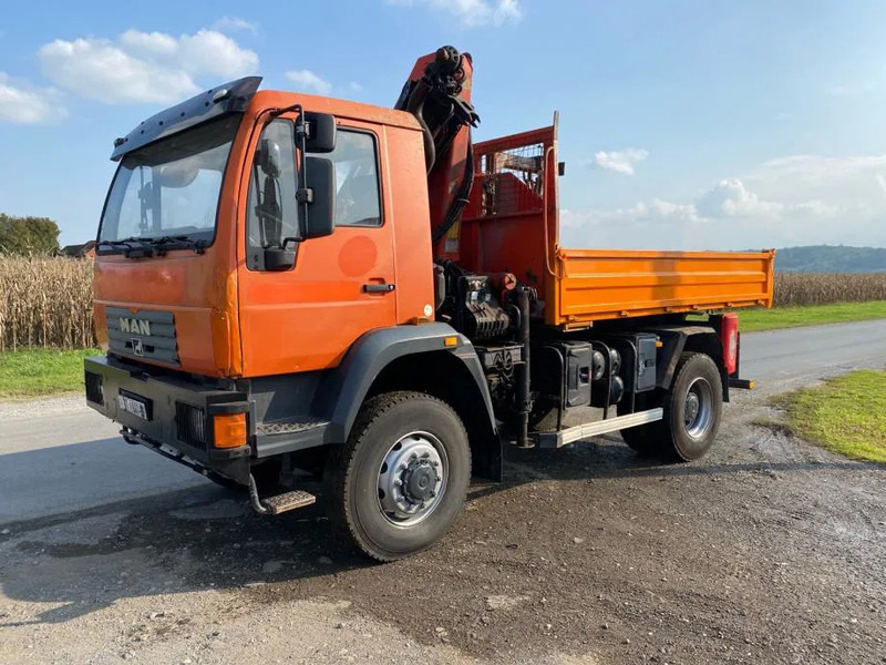 MAN LE 18-280 , 4X4 , Tipper , Palfinger PK 9501 - Tipper, Crane truck: picture 3 MAN LE 18-280 , 4X4 , Tipper , Palfinger PK 9501 - Tipper, Crane truck: picture 3