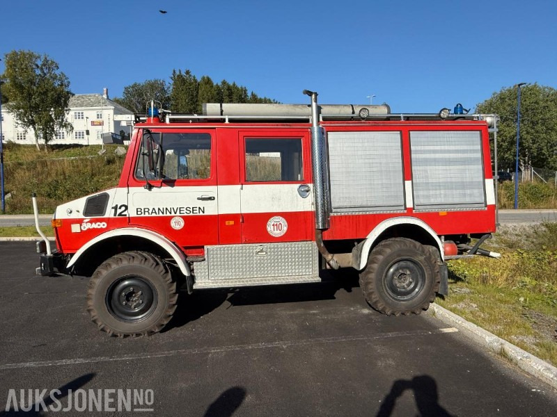 1980 Mercedes-Benz Unimog U1300L Brannbil - 4X4 - LAV KM - 49308KM - Fire truck: picture 2 1980 Mercedes-Benz Unimog U1300L Brannbil - 4X4 - LAV KM - 49308KM - Fire truck: picture 2