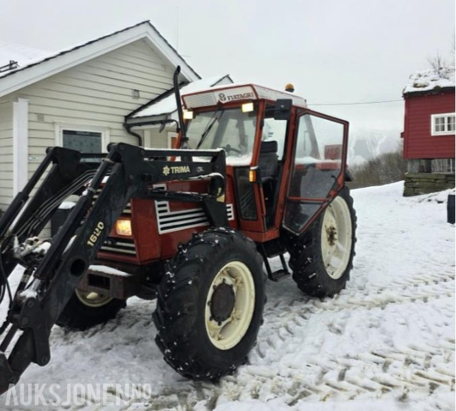 1986 Fiat 80-90 MVA FRI TRAKTOR MED FRONSKUFFE OG TRIMA FRONTLASTER - Farm tractor: picture 1 1986 Fiat 80-90 MVA FRI TRAKTOR MED FRONSKUFFE OG TRIMA FRONTLASTER - Farm tractor: picture 1