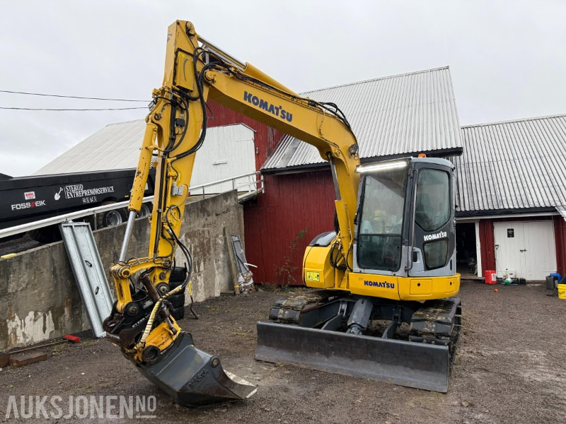 2007 Komatsu Galeo PC78US-6NO 8-tonns gravemaskin, Engcon tiltrotator, gummibelter, skjær, Nasta skuffe, Ledbar - Excavator: picture 2 2007 Komatsu Galeo PC78US-6NO 8-tonns gravemaskin, Engcon tiltrotator, gummibelter, skjær, Nasta skuffe, Ledbar - Excavator: picture 2