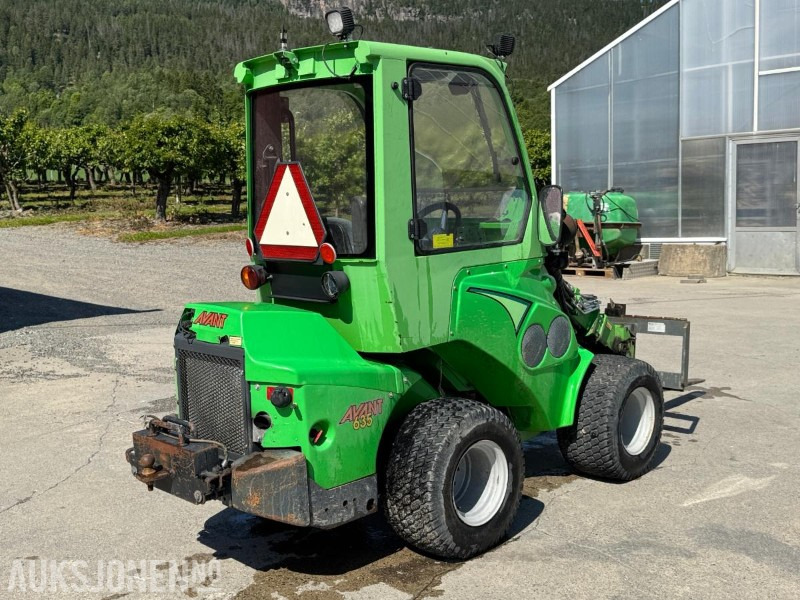 2008 Avant 635 hjullaster / 2 skuffer / Pallegafler - Wheel loader: picture 5 2008 Avant 635 hjullaster / 2 skuffer / Pallegafler - Wheel loader: picture 5