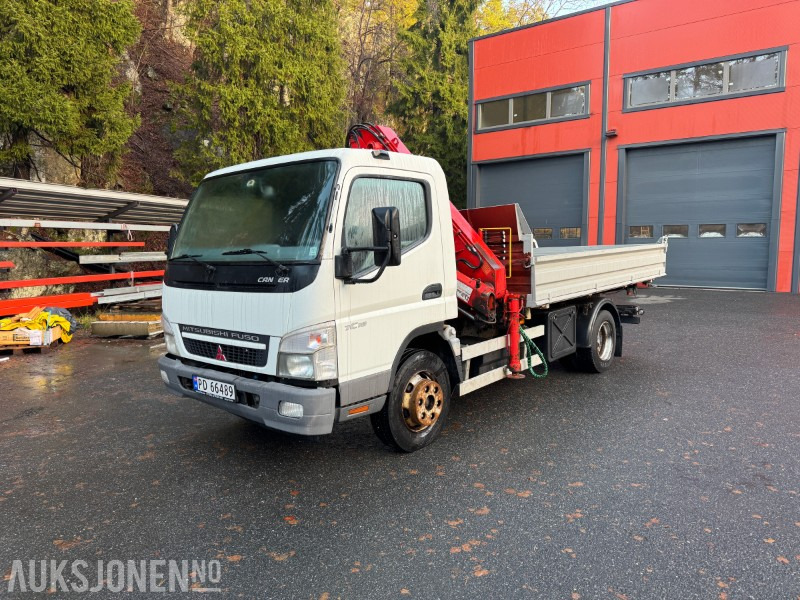 2008 Fuso Canter 7C18 - kranbil med 3-veis tipp - Atlas AK601.3 kran - EU-godkjent til 05/2026 - Crane truck: picture 1 2008 Fuso Canter 7C18 - kranbil med 3-veis tipp - Atlas AK601.3 kran - EU-godkjent til 05/2026 - Crane truck: picture 1