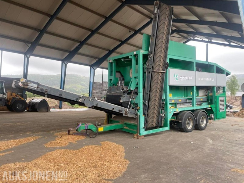 2008 Komptech MultiStar L3 mobilt sikteverk/ sorteringsverk. GOD KAPASITET. Verk: 3350 timer - Motor: 5250 timer. - Screener: picture 1 2008 Komptech MultiStar L3 mobilt sikteverk/ sorteringsverk. GOD KAPASITET. Verk: 3350 timer - Motor: 5250 timer. - Screener: picture 1