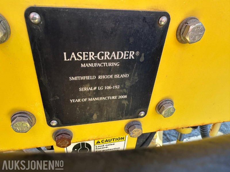 Leasing of  2008 Laser Grader Høvel med maskinstyring og laser 2008 Laser Grader Høvel med maskinstyring og laser: picture 16 Leasing of  2008 Laser Grader Høvel med maskinstyring og laser 2008 Laser Grader Høvel med maskinstyring og laser: picture 16
