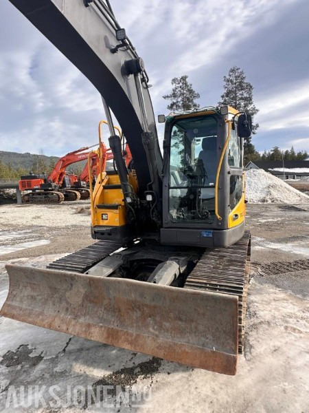 Excavator 2008 Volvo ECR145C - Engcon tiltrotator - Puss og graveskuff.: picture 11
