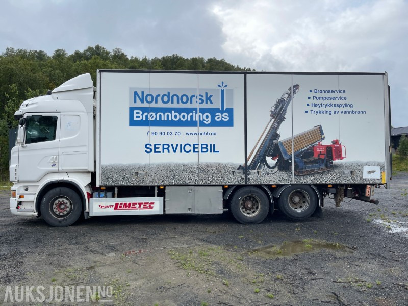 2009 Scania 480 R-serie Highline Skapbil med full sideåpning og Zepro baklift - Box truck: picture 3 2009 Scania 480 R-serie Highline Skapbil med full sideåpning og Zepro baklift - Box truck: picture 3