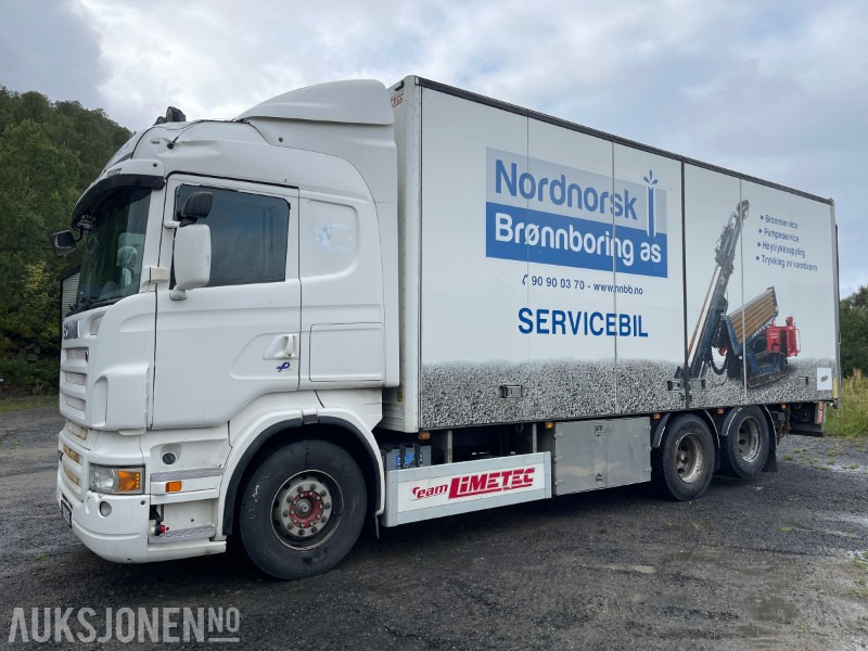 2009 Scania 480 R-serie Highline Skapbil med full sideåpning og Zepro baklift - Box truck: picture 2 2009 Scania 480 R-serie Highline Skapbil med full sideåpning og Zepro baklift - Box truck: picture 2