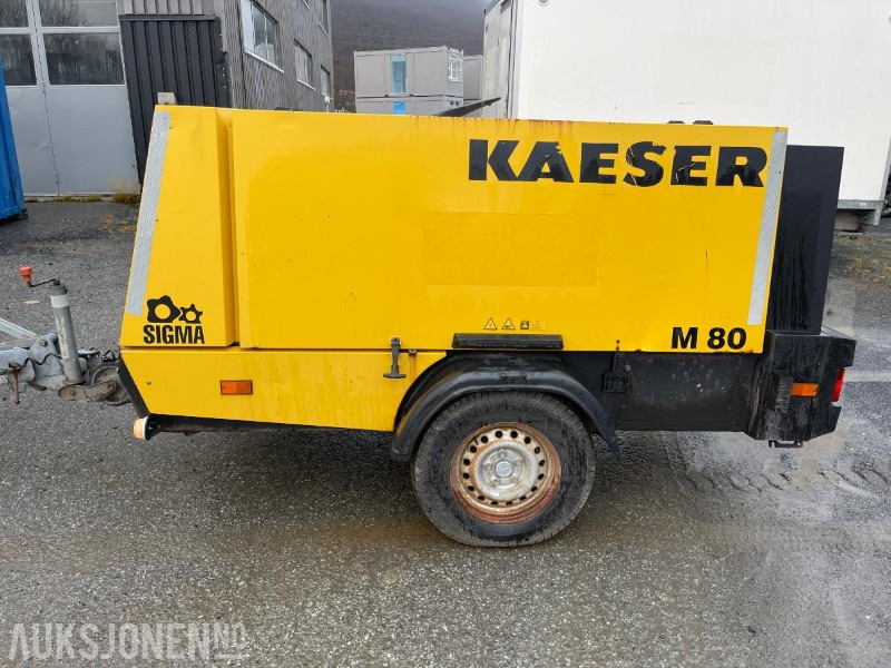 2012 Kaeser M 80 tilhenger kompressor med 2654 timer - Construction equipment: picture 2 2012 Kaeser M 80 tilhenger kompressor med 2654 timer - Construction equipment: picture 2