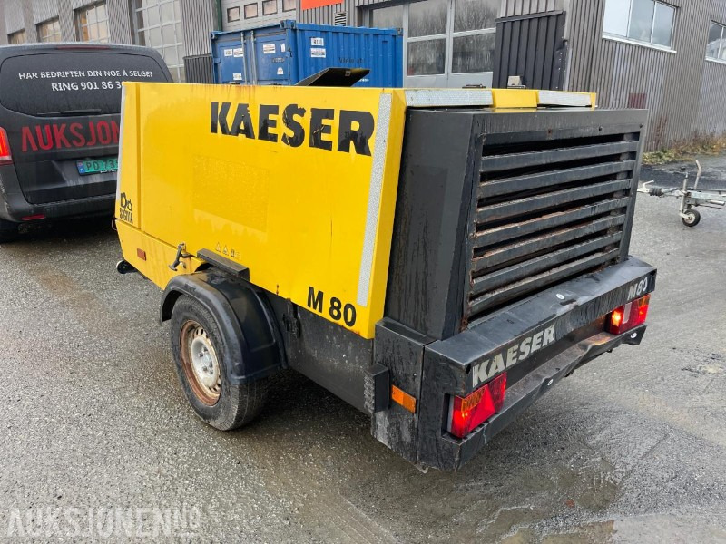 2012 Kaeser M 80 tilhenger kompressor med 2654 timer - Construction equipment: picture 3 2012 Kaeser M 80 tilhenger kompressor med 2654 timer - Construction equipment: picture 3