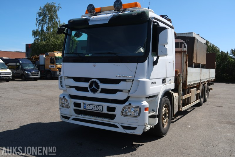 2013 Mercedes-Benz ACTROS 2536 med Palfinger PK165502 kran og baklift - Crane truck: picture 1 2013 Mercedes-Benz ACTROS 2536 med Palfinger PK165502 kran og baklift - Crane truck: picture 1