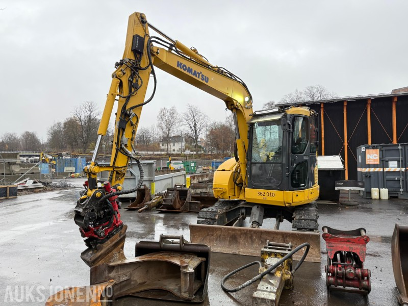2014 Komatsu PC78US-8 gravemaskin med MYE utstyr, lavt timetall, tiltrotator, Ripper, 5x skuffer, pigghammer, klype - Excavator: picture 2 2014 Komatsu PC78US-8 gravemaskin med MYE utstyr, lavt timetall, tiltrotator, Ripper, 5x skuffer, pigghammer, klype - Excavator: picture 2