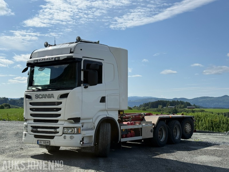 2014 Scania R620 8x4 krokbil - JOAB Krok m/ knekk - kranhydraulikk - Hook lift truck: picture 1 2014 Scania R620 8x4 krokbil - JOAB Krok m/ knekk - kranhydraulikk - Hook lift truck: picture 1