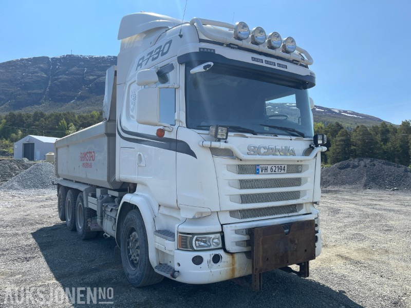 2014 Scania R730 Tridem Brøyterigget tippbil m/ underliggende skjær fra 2021! Euro 6 - Tipper: picture 2 2014 Scania R730 Tridem Brøyterigget tippbil m/ underliggende skjær fra 2021! Euro 6 - Tipper: picture 2