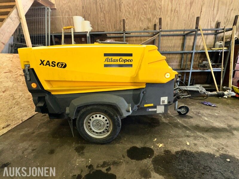 2015 Atlas Copco XAS 67 mobil kompressor, 544 timer - Construction equipment: picture 2 2015 Atlas Copco XAS 67 mobil kompressor, 544 timer - Construction equipment: picture 2