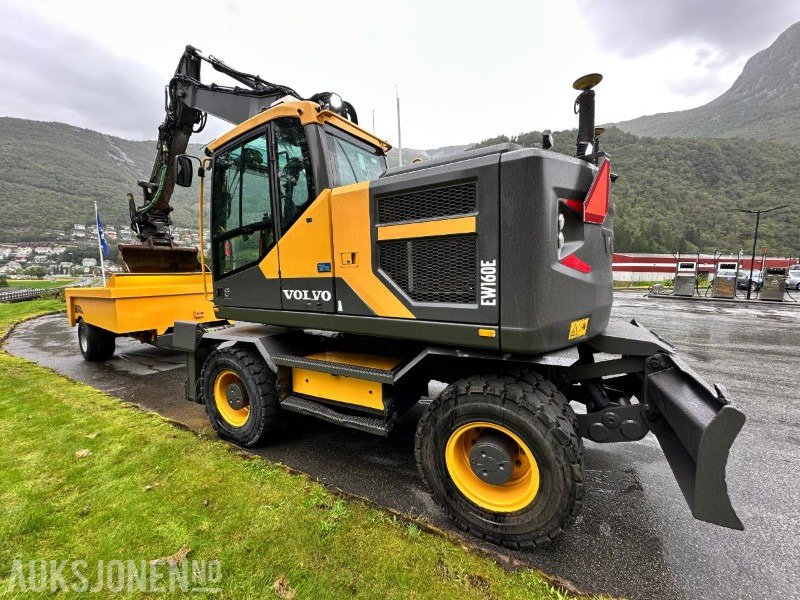 2015 Volvo EW160E Hjulgraver (7416 timer) m/ Foss-Eik tilhenger, Steelwrist tiltrotator og Gjerstad utstyr - Excavator: picture 3 2015 Volvo EW160E Hjulgraver (7416 timer) m/ Foss-Eik tilhenger, Steelwrist tiltrotator og Gjerstad utstyr - Excavator: picture 3
