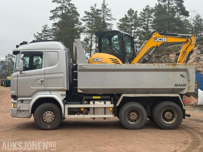 Tipper 2017 Scania R730 tippbil med Maur trippelkjerre / EURO 6 / 6X4: picture 7 Tipper 2017 Scania R730 tippbil med Maur trippelkjerre / EURO 6 / 6X4: picture 7