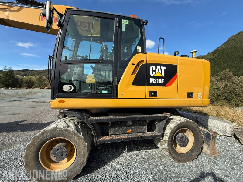 2018 Velholdt Cat M318F Hjulgraver med OilQuick Rotortilt, 9577 timer - Excavator: picture 3 2018 Velholdt Cat M318F Hjulgraver med OilQuick Rotortilt, 9577 timer - Excavator: picture 3