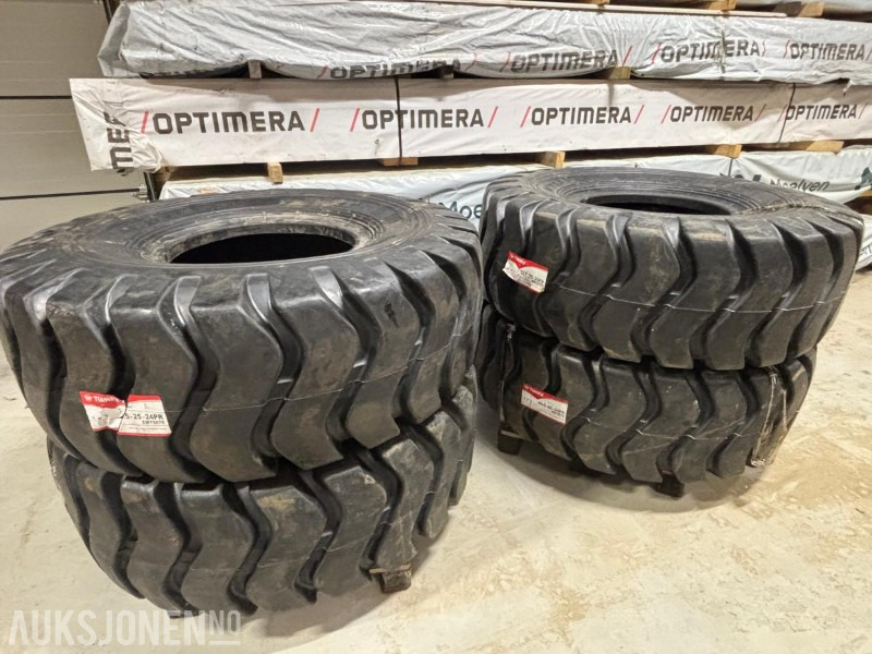 4 nye 23.5-25 dekk - Anleggsdekk - Construction equipment: picture 1 4 nye 23.5-25 dekk - Anleggsdekk - Construction equipment: picture 1