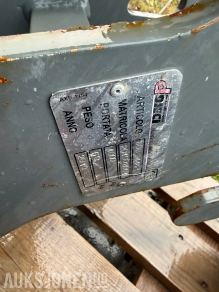 2010 Dieci BUB 2448 lastekrok 4 tonn - Attachment for Construction machinery: picture 4 2010 Dieci BUB 2448 lastekrok 4 tonn - Attachment for Construction machinery: picture 4