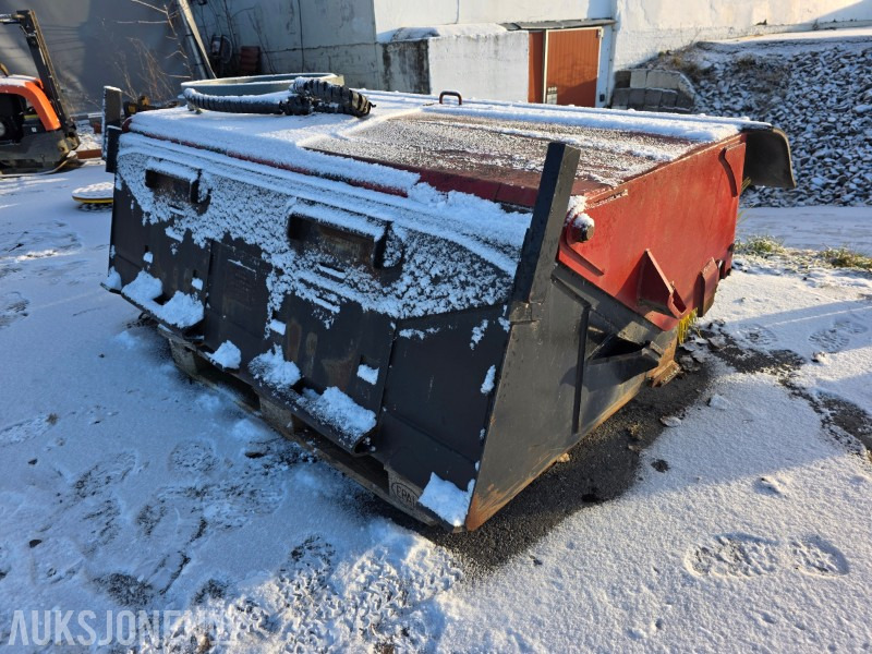 Bucket feieaggregat 188 cm bredt til bobcat - Attachment for Construction machinery: picture 3 Bucket feieaggregat 188 cm bredt til bobcat - Attachment for Construction machinery: picture 3