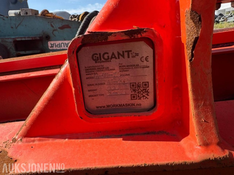 Attachment for Construction machinery Gigant G-GR-2500 planeringsrulle Med S70 Feste: picture 8