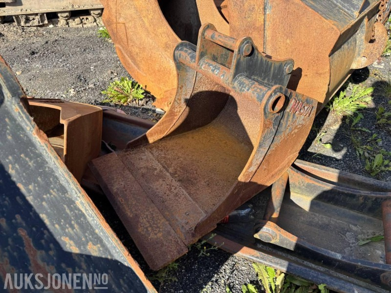 Nasta skuff med S40-feste – kraftig og hel skuff, klar for bruk - Attachment for Construction machinery: picture 3 Nasta skuff med S40-feste – kraftig og hel skuff, klar for bruk - Attachment for Construction machinery: picture 3