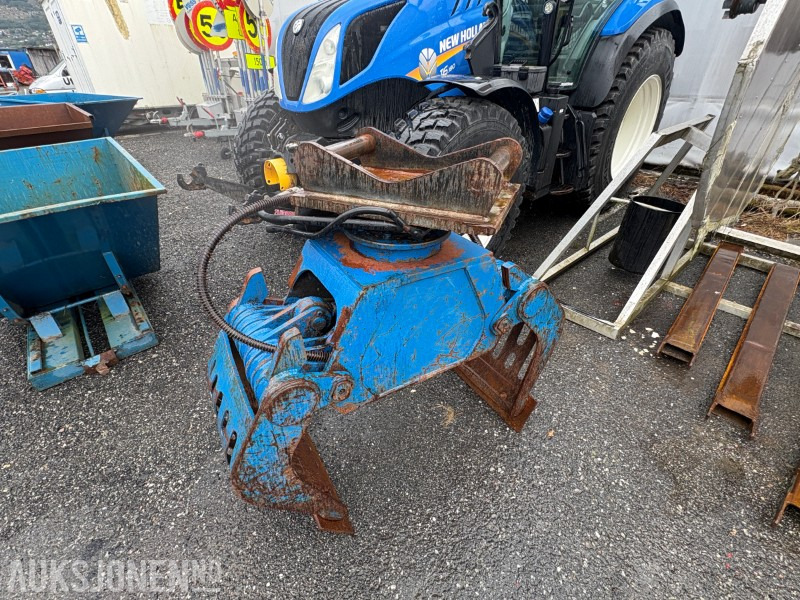 Sorteringsklo med hydraulisk rotator og S60-feste - Attachment for Construction machinery: picture 1 Sorteringsklo med hydraulisk rotator og S60-feste - Attachment for Construction machinery: picture 1