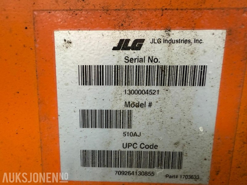 Aerial platform JLG 510AJ Knekkarmlift: picture 15