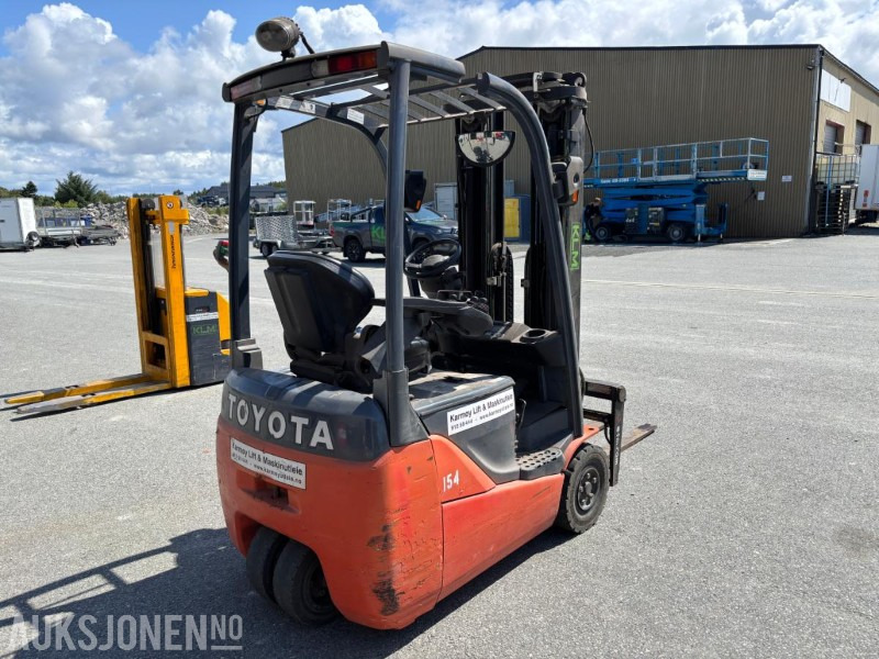 2012 Toyota Gaffeltruck 8FBET15 - Material handling equipment: picture 4 2012 Toyota Gaffeltruck 8FBET15 - Material handling equipment: picture 4