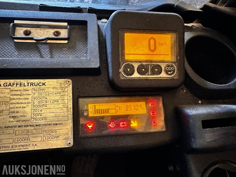 Material handling equipment 2014 Toyota Tonero 25 (8FD25F) reparasjonsobjekt/deletruck: picture 10 Material handling equipment 2014 Toyota Tonero 25 (8FD25F) reparasjonsobjekt/deletruck: picture 10