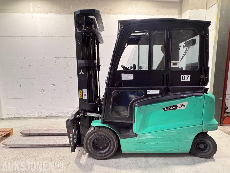 2019 Mitsubishi FB35N – Elektrisk 4-hjuls motvektstruck - Nytt batteri 2024 - Material handling equipment: picture 3 2019 Mitsubishi FB35N – Elektrisk 4-hjuls motvektstruck - Nytt batteri 2024 - Material handling equipment: picture 3