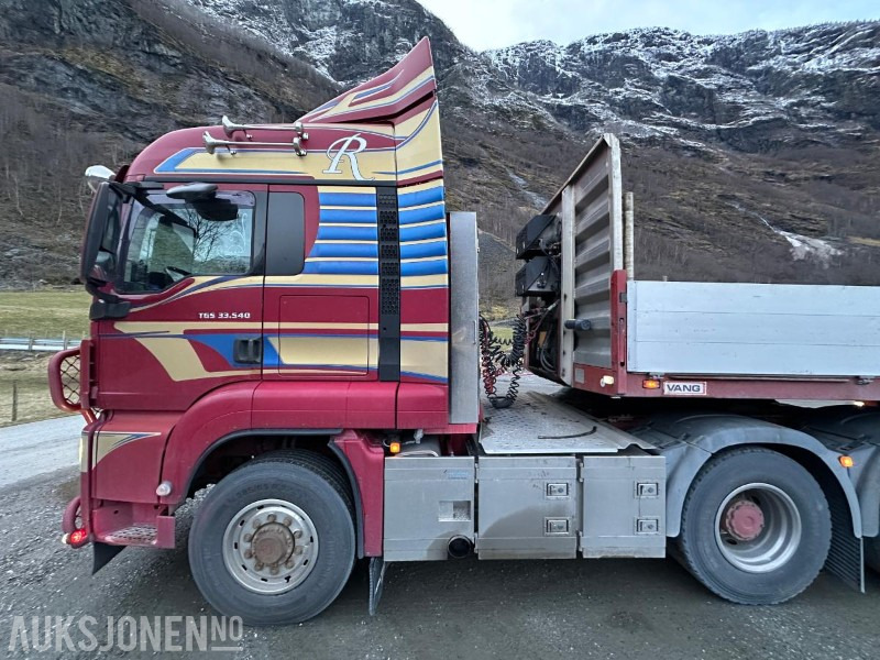 2013 MAN TGS 28.540 6X6H BLS trekkvogn m/ Vang SHSL 111 TS maskinhenger, NY EU! - Tractor unit: picture 3 2013 MAN TGS 28.540 6X6H BLS trekkvogn m/ Vang SHSL 111 TS maskinhenger, NY EU! - Tractor unit: picture 3