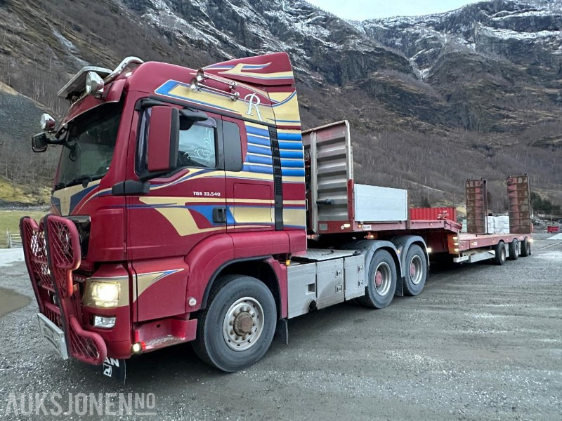 2013 MAN TGS 28.540 6X6H BLS trekkvogn m/ Vang SHSL 111 TS maskinhenger, NY EU! - Tractor unit: picture 1 2013 MAN TGS 28.540 6X6H BLS trekkvogn m/ Vang SHSL 111 TS maskinhenger, NY EU! - Tractor unit: picture 1