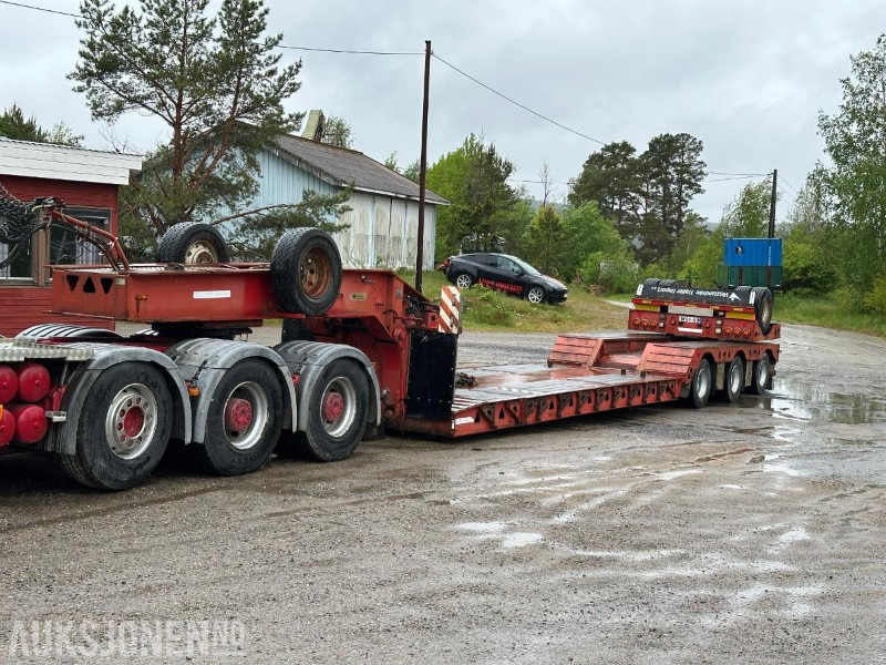 2009 Trail King TK154HED lavboy-henger - 4akslet maskinhenger med vse styring - Trailer: picture 1 2009 Trail King TK154HED lavboy-henger - 4akslet maskinhenger med vse styring - Trailer: picture 1