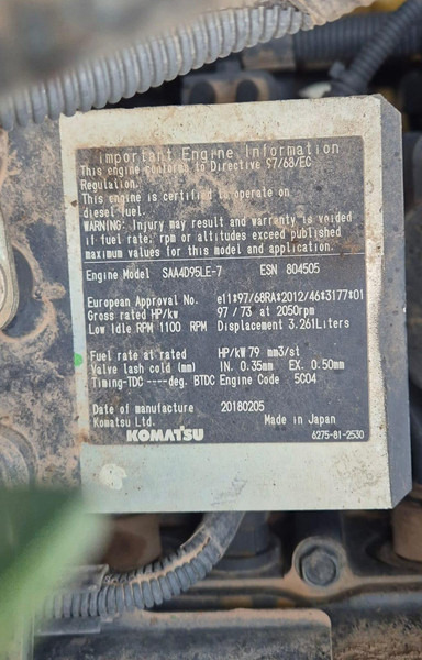 Crawler excavator Komatsu PC138US-11: picture 20