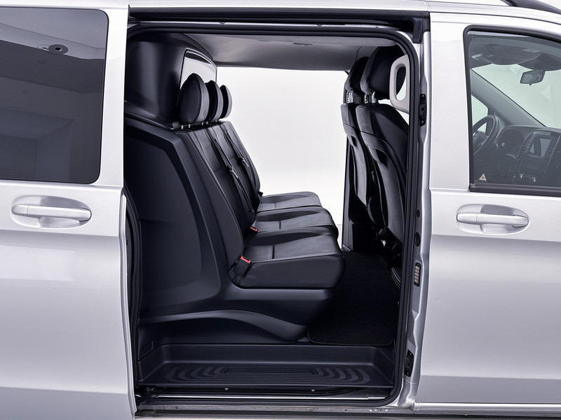 Small van, Combi van Mercedes-Benz Vito 119 CDI Lang DC Distronic 19"inch lichtmetaal 2x schuifdeur Led Stoelverwarming Navigatie Dubbele cabine Automatische airco: picture 13