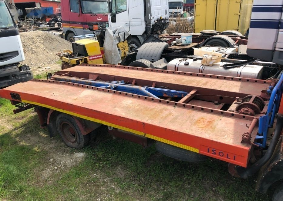 Tow truck Platforma transport masini cu troliu , rampe extensibile carlig: picture 8