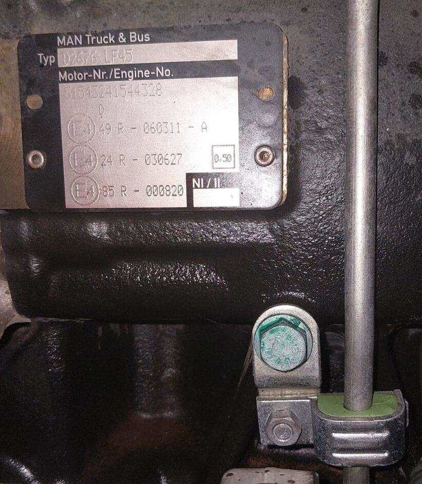 MAN D2676LF45 MAN TGX TGS truck - Engine for Truck: picture 3 MAN D2676LF45 MAN TGX TGS truck - Engine for Truck: picture 3