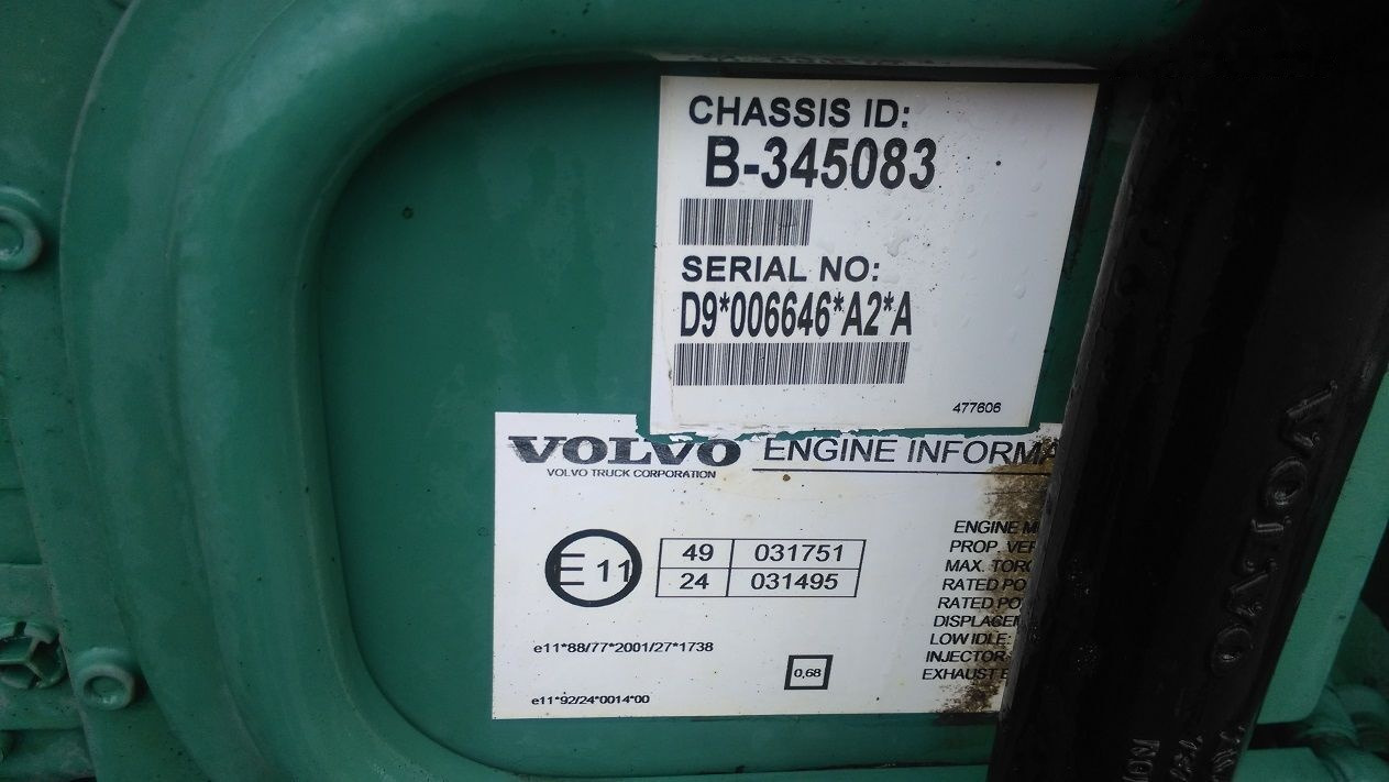 Volvo D9A 260 300 340   Volvo FM - Engine for Truck: picture 4 Volvo D9A 260 300 340   Volvo FM - Engine for Truck: picture 4