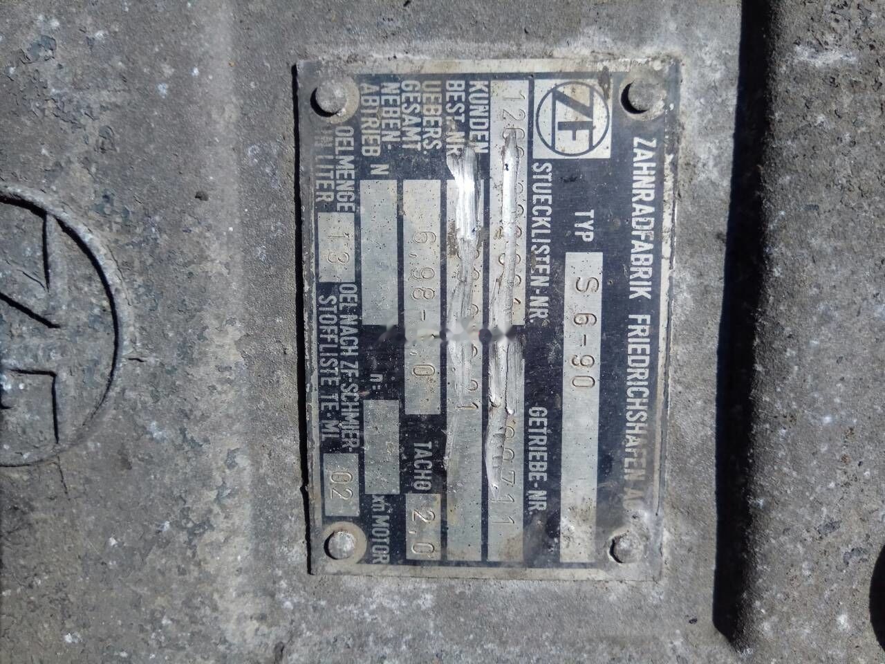 ZF S6-90 - Gearbox for Truck: picture 5 ZF S6-90 - Gearbox for Truck: picture 5